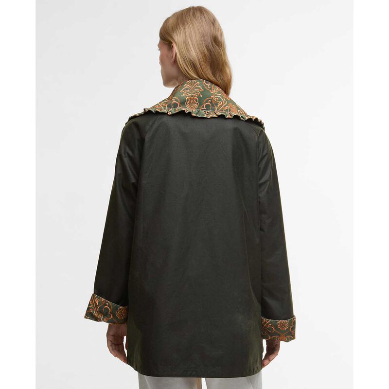 Barbour X FARM Rio Maria-Clara Wax Jacket image number 1